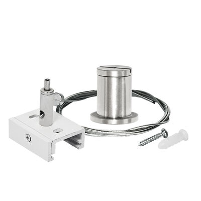 4 Wire Square Track Suspension Component Steel Wire Suspension Rod Connector