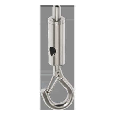 Adjustable Hanging Light Ceiling Cable Clamp Cable Gripper with Spring Hook