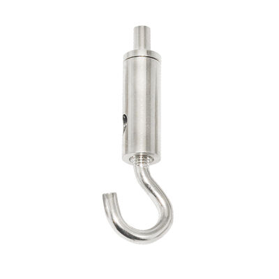 Adjustable Hanging Light Ceiling Cable Clamp Cable Gripper with Spring Hook