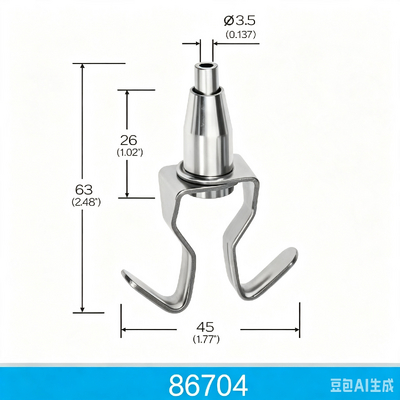 Two Hooks Cable Gripper Lighting Hanging Accessories for Posters / Billboards
