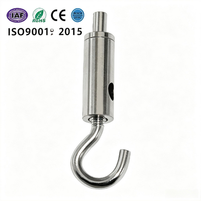 Copper Iron Cable Gripper M4 M5 M6 Thread Sizes for Light Billboard Suspension