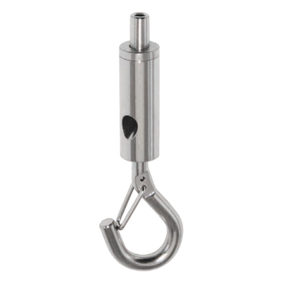 Spring Hook Non Slotted Cable Gripper for 1.0mm 1.2mm 1.5mm Wire Rope