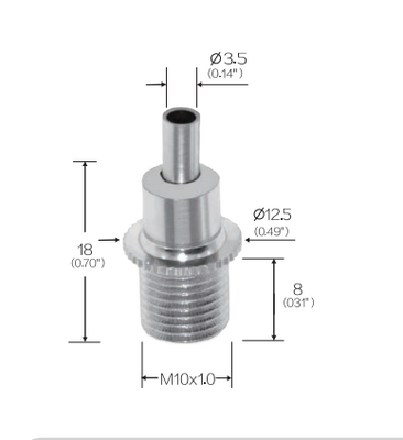 Knurled Cable Gripper with 5mm 8mm 10mm Threaded Shank for Easy Installation and Customized Size