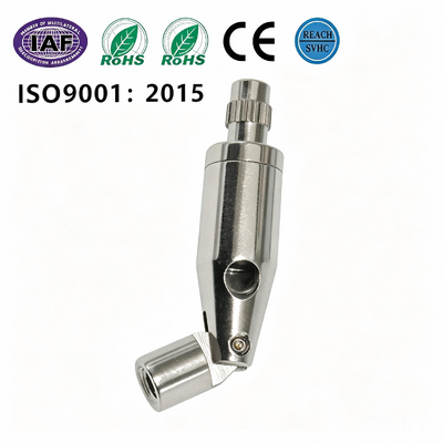 180-Degree Swivel Cable Gripper with M4/M5/M6 Internal Thread and Solid Brass Construction for Lighting Suspension