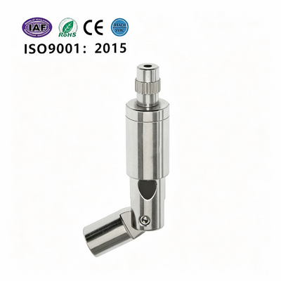 Stepped-Barrel Swivel Cable Gripper with 180-Degree Rotation and M4/M5/M6 Internal Thread for Secure Wire Locking