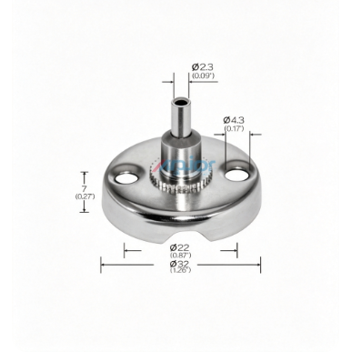 32mm* 7mm  Ceiling Rose for 1.0,1.2 and 1.5mm Wire Rope
