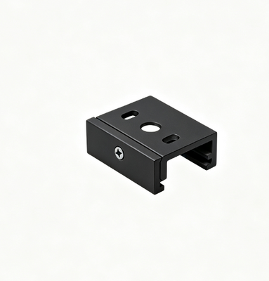 Black Aluminum Mounting Bracket for Aluminum Profile
