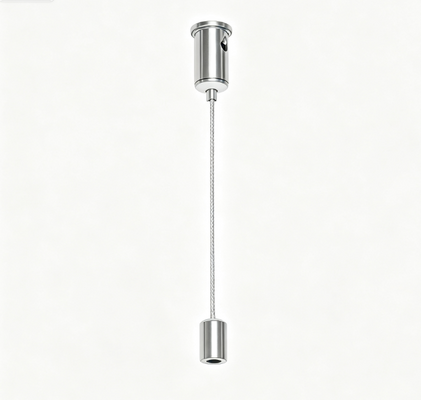 Customized Length Lighting Suspension Kit with M10 Ceiling Attachment and M4 End Fittings