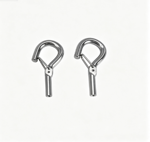 Iron Spring Hook for 2.0mm Wire Rope with Customized Size  for Lighting Suspension