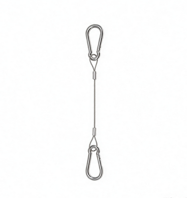 Anti-rust Suspension Kits with two Carabiners for Panel Light