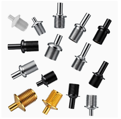 Gold Adjustable Cable Gripper M10 M11 M12 M14 , Stainless Steel Wire Rope Lock Clamp for Pendant Light Hanging, Anti-Rust Cable Gripper for Chandelier & Industrial Lighting