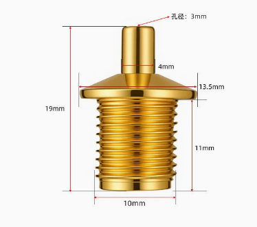 Gold Adjustable Cable Gripper M10 M11 M12 M14 , Stainless Steel Wire Rope Lock Clamp for Pendant Light Hanging, Anti-Rust Cable Gripper for Chandelier & Industrial Lighting
