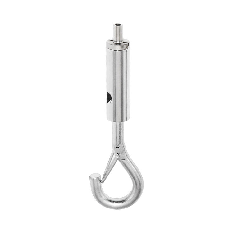 Brass Adjustable Led Hanging Kit Cable Gripper Steel Wire Rope Ceiling Cable Clip for Pendant Lamp