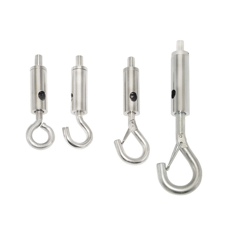 Adjustable Hanging Light Ceiling Cable Clamp Cable Gripper with Spring Hook
