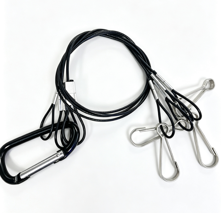 Black Plant Pot  Nylon Hangig Kits
