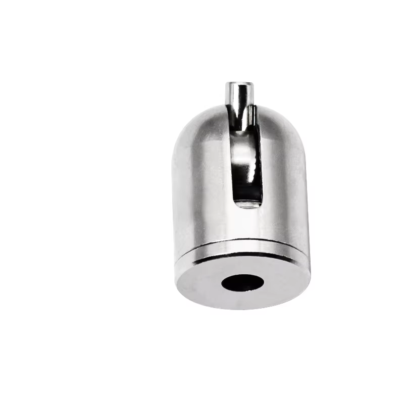 Swivels Horizontally Cable Gripper Nickel Plated Easy Installation