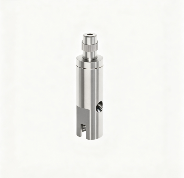 Adjustable Cable Gripper with safety cap, bottom slot & internal thread