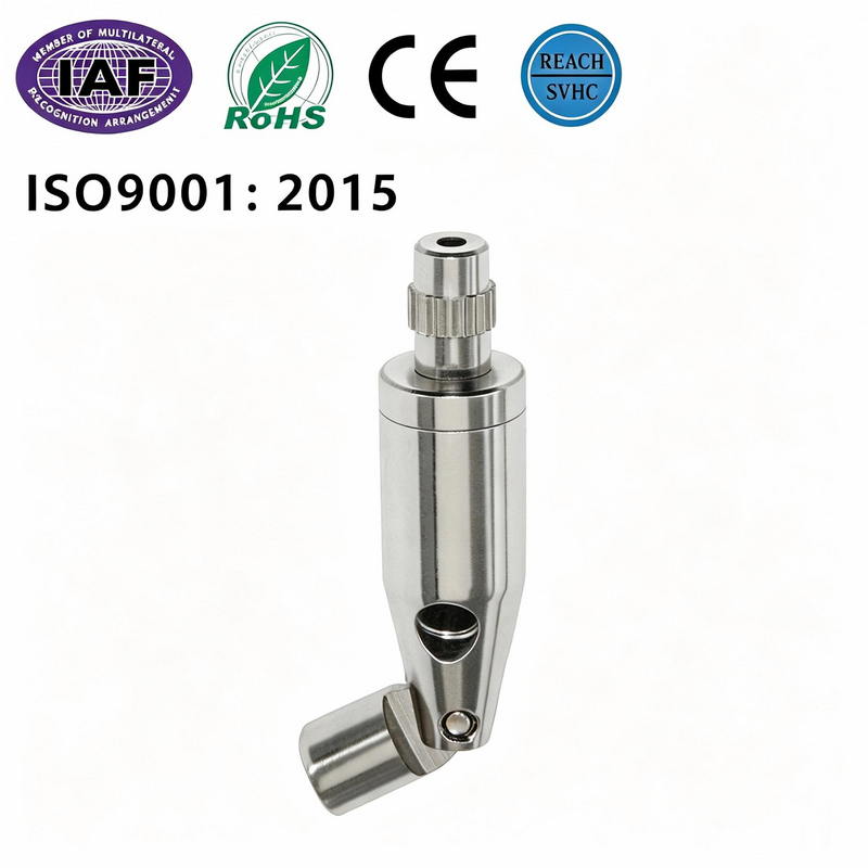 180-Degree Swivel Cable Gripper with M4/M5/M6 Internal Thread and Solid Brass Construction for Lighting Suspension