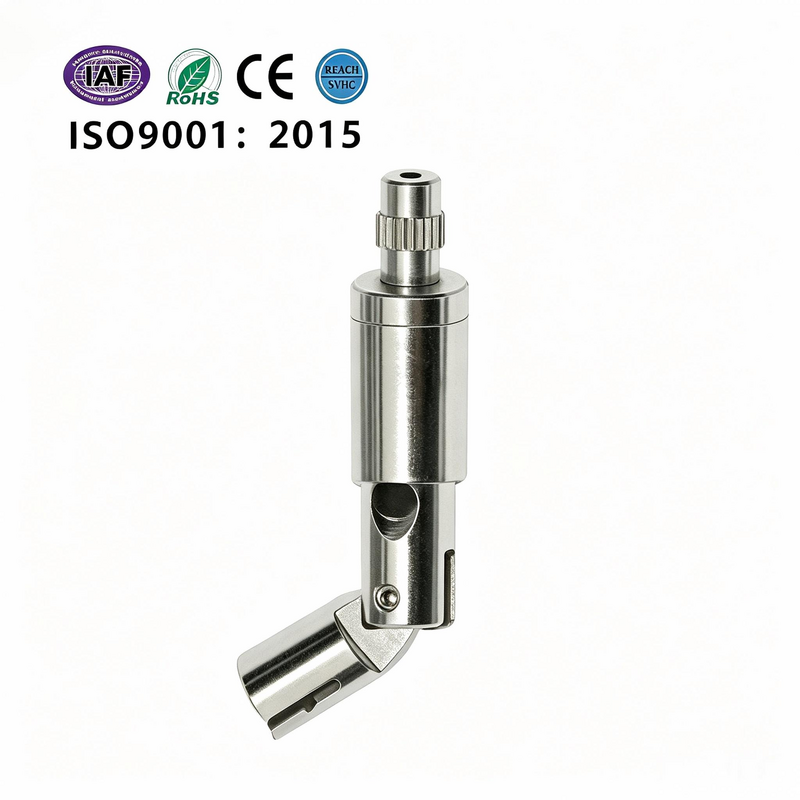Stepped-Barrel Swivel Cable Gripper with 180-Degree Rotation and M4/M5/M6 Internal Thread for Secure Wire Locking