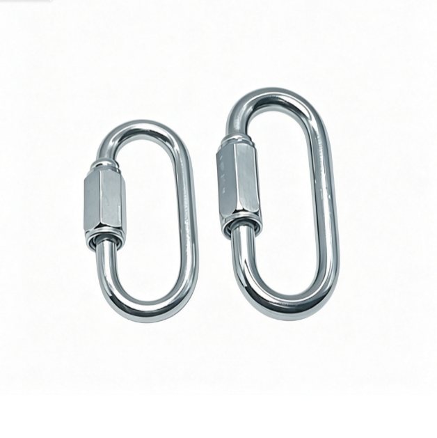 O-shaped Iron Spring Snap Hook With Nut
