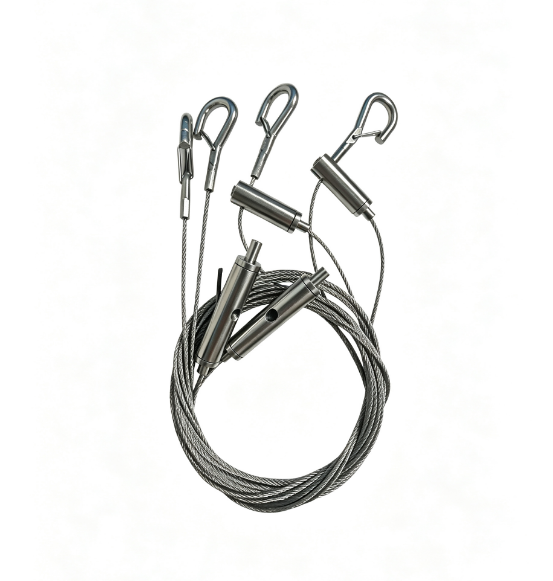 Y-shaped Suspension Hanging Kits with Spring Hooks