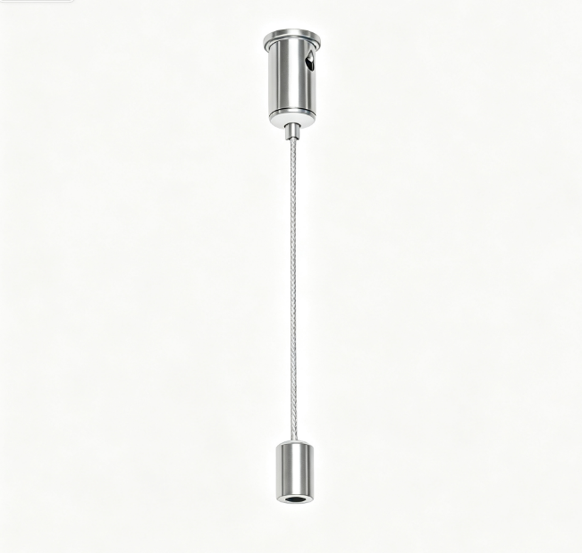 Customized Length Lighting Suspension Kit with M10 Ceiling Attachment and M4 End Fittings