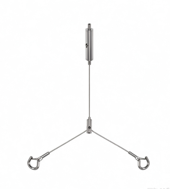 Y-shaped Suspension Hanging Kits with Spring Hooks
